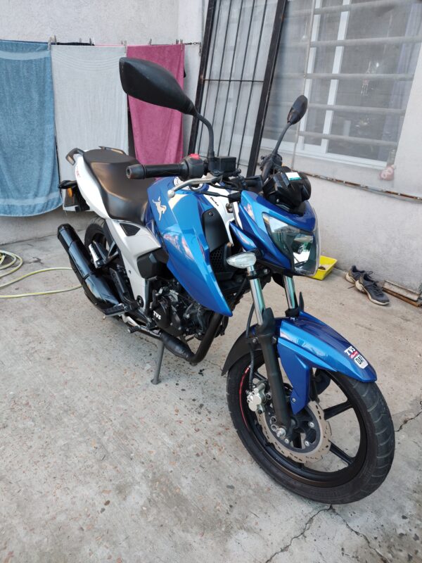 TVS RTR 160 2021 Azul - Imagen 4
