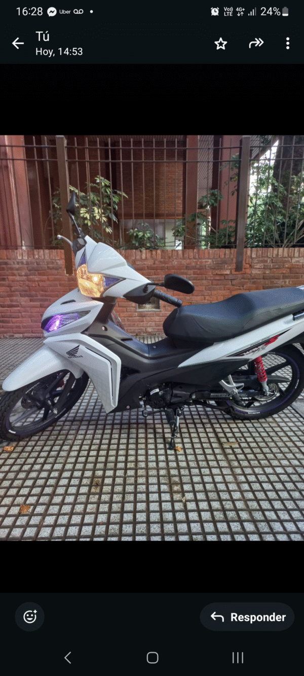 Honda Wave 110 CD 2023 Blanco - Imagen 6
