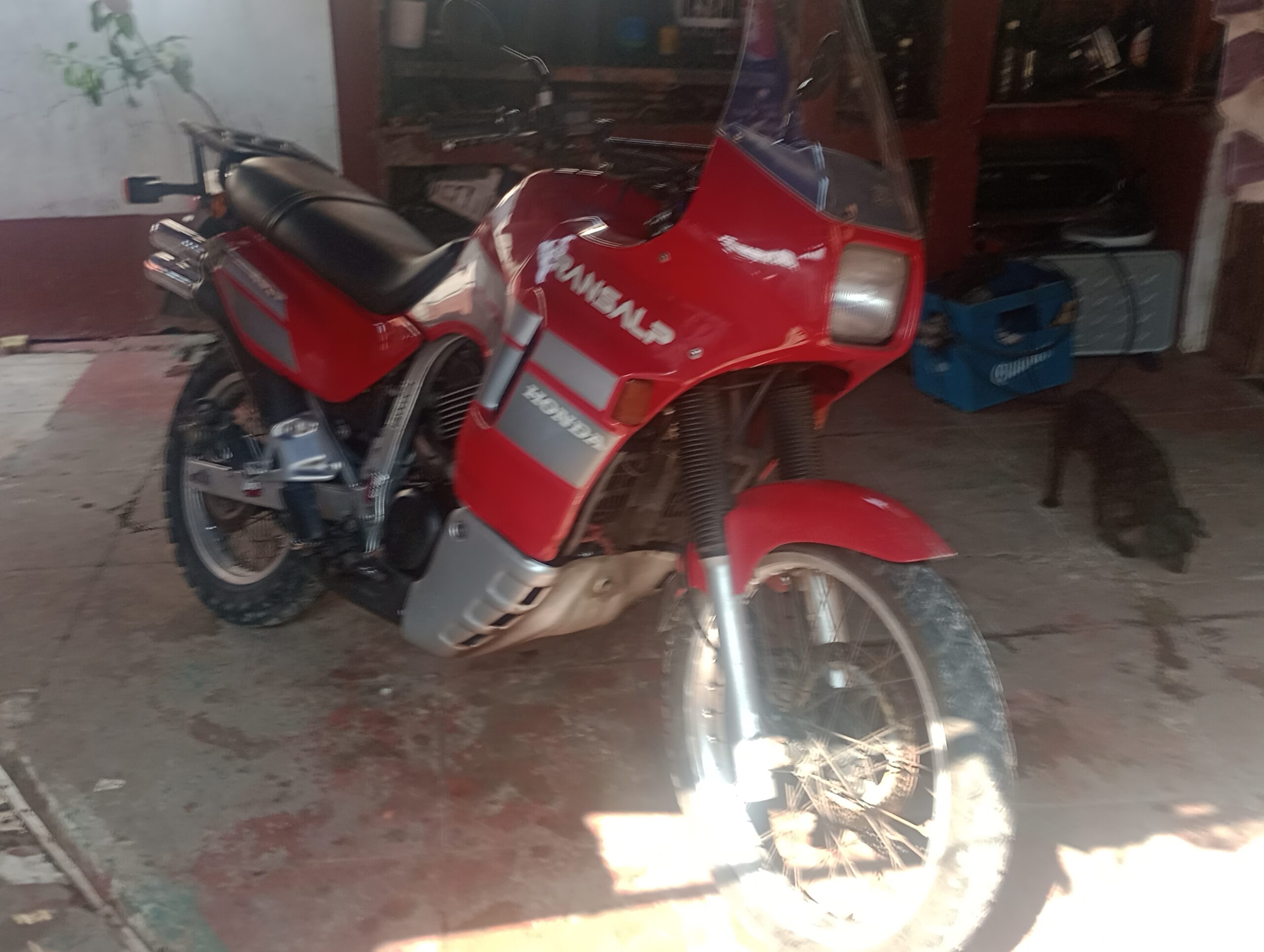 Honda Transalp 600 1990 Rojo: imagen 3