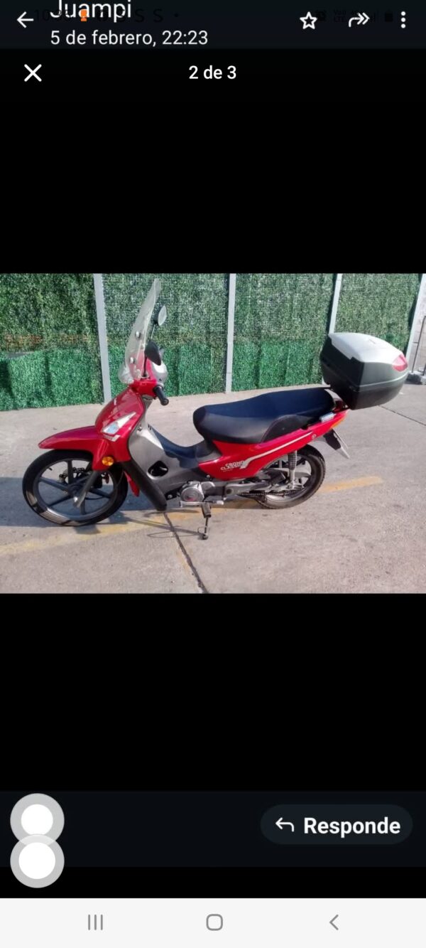 keller cronos 110cc 2020 Rojo