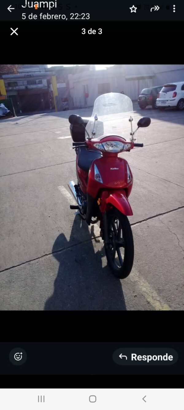 keller cronos 110cc 2020 Rojo