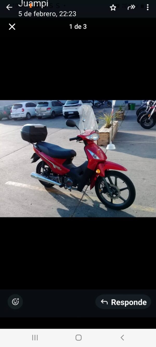 keller cronos 110cc 2020 Rojo