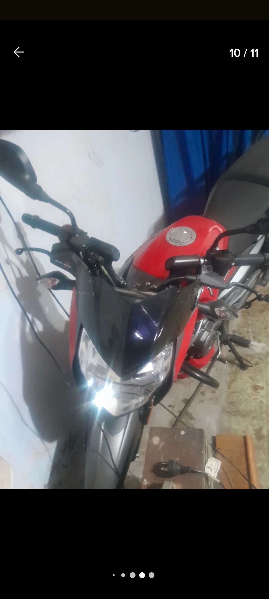 Bajaj Rouser ns 125 2023 Rojo: imagen 1