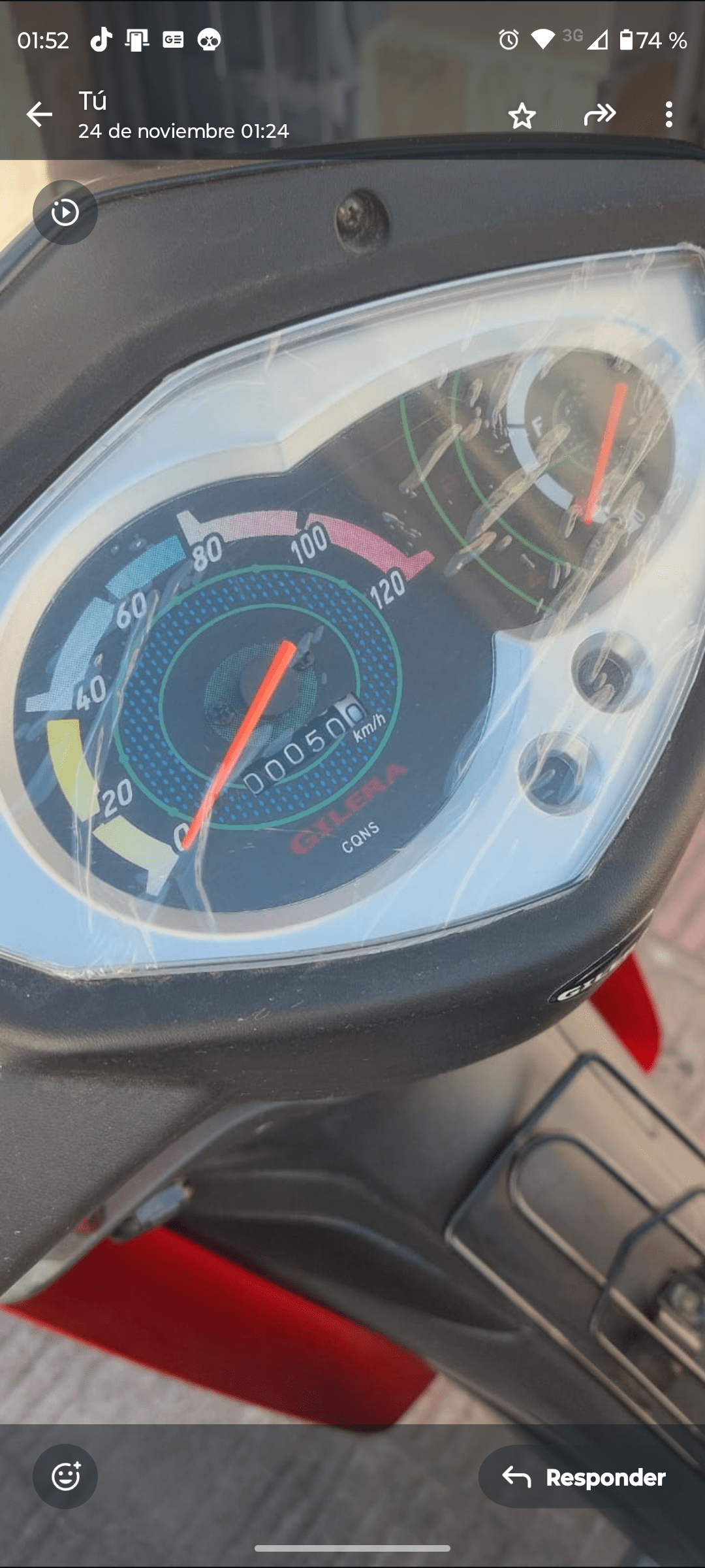 Gilera Smash 2023 Rojo: imagen 6