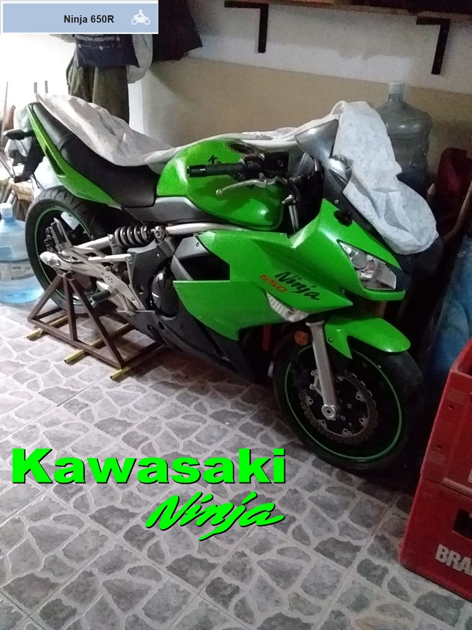 Kawasaki Ninja 650R 2010 Verde: imagen 3