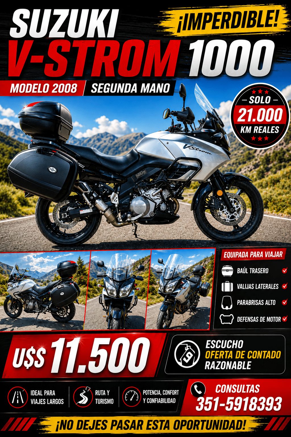 SUZUKI V STROM 1000: imagen 1